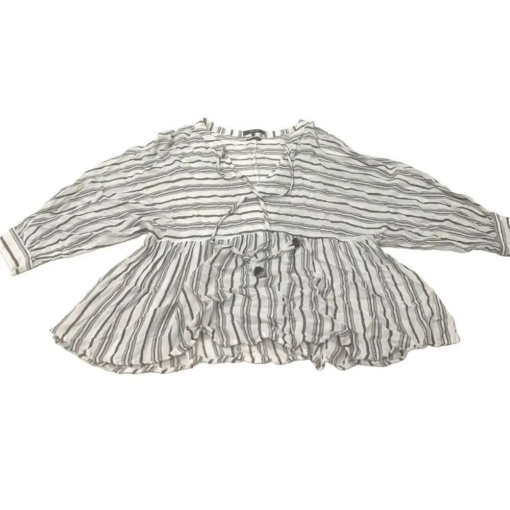 Striped Peasant Blouse